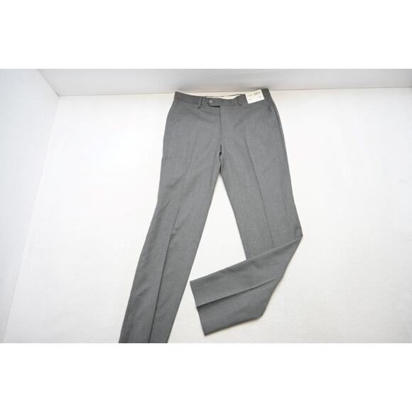 Jos A Bank 1905 Dress Pants 100% Wool Flat Front Mens Size 34 UNF NWT